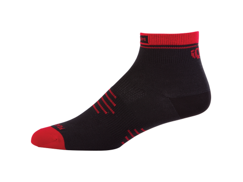Pearl Izumi Elite Sock - Mens - Black with Red (Large Only)
