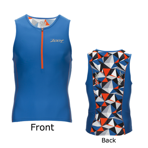 Zoot Mens Performance Tri Tank - Vivid Blue and Camo (Sm and Med Only)