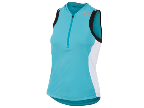 Pearl Izumi Select Triathlon Sleeveless Jersey - Womens - Scuba Blue and White