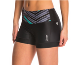 Zoot Womens Performance Tri 4" Short - Waves Pattern (XL only)