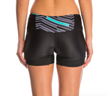Zoot Womens Performance Tri 4" Short - Waves Pattern (XL only)