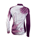 Pearl Izumi Womens Elite LTD Thermal Cycling Jersey - Purple Floral (Large Only)