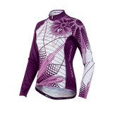 Pearl Izumi Womens Elite LTD Thermal Cycling Jersey - Purple Floral (Large Only)