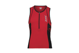 Zoot Mens Performance Tri Tank - Red and Black