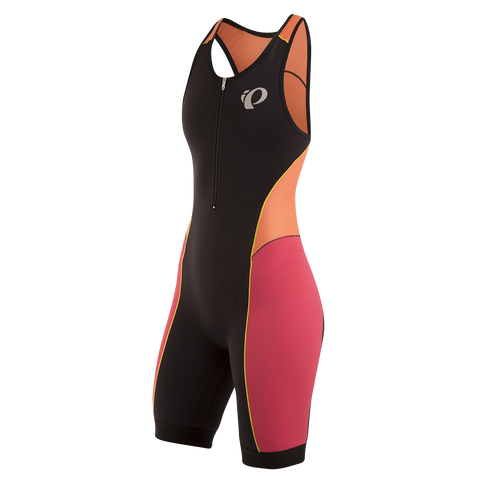 Pearl Izumi Womens Elite Pursuit Tri Suit - Black/Clementine (XL only)