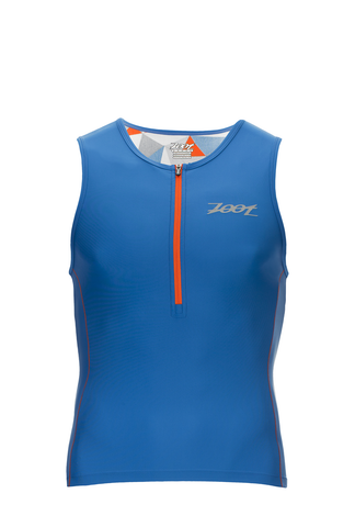 Zoot Mens Performance Tri Tank - Vivid Blue and Camo (Sm and Med Only)