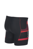 Zoot Mens Performance Tri 7" Short - Black & Race Day Red (L, S only)