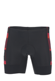 Zoot Mens Performance Tri 7" Short - Black & Race Day Red (L, S only)