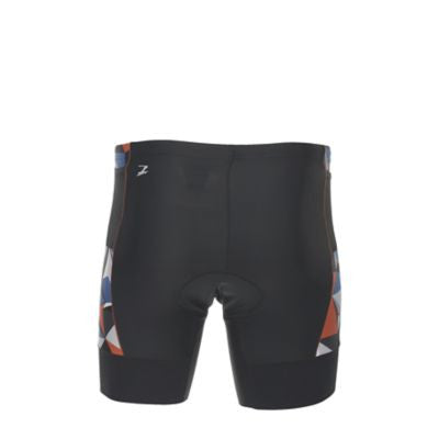 Zoot Mens Performance Tri 7" Short - Black & Vivid Blue Camo (XL Only)